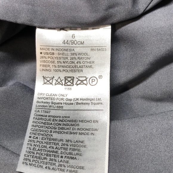 SALE Banana Republic grey wool detail sheath dress - Picture 5 of 8